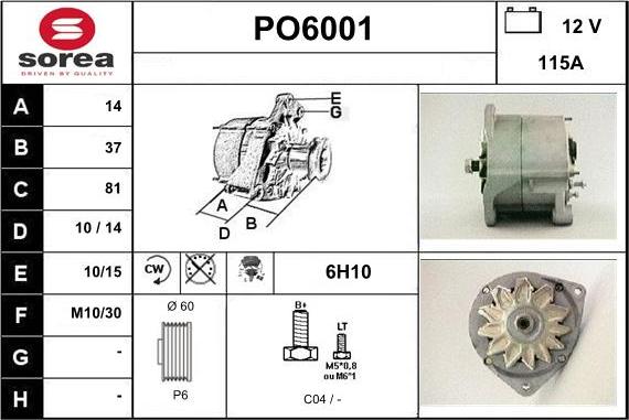 Sera PO6001 - Ģenerators adetalas.lv