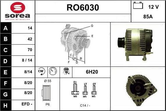 Sera RO6030 - Ģenerators adetalas.lv