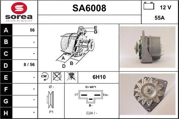 Sera SA6008 - Ģenerators adetalas.lv