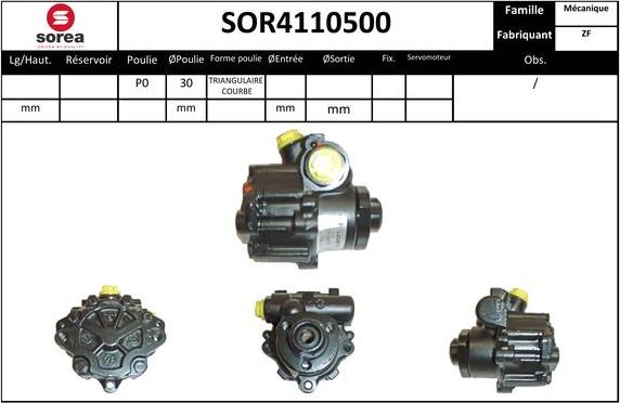 Sera SOR4110500 - Hidrosūknis, Stūres iekārta adetalas.lv