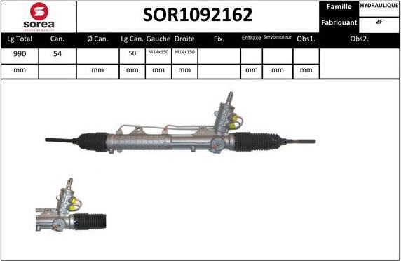 Sera SOR1092162 - Stūres mehānisms adetalas.lv