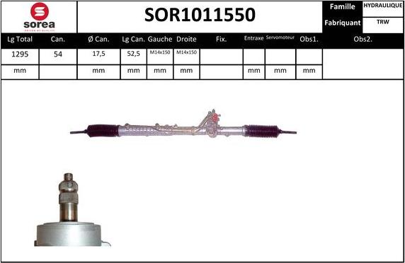 Sera SOR1011550 - Stūres mehānisms adetalas.lv