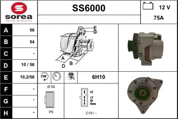 Sera SS6000 - Ģenerators adetalas.lv