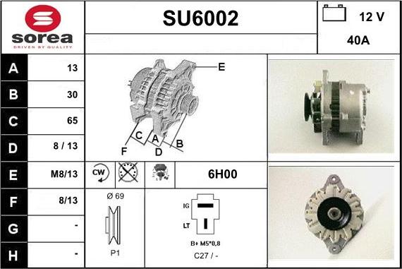 Sera SU6002 - Ģenerators adetalas.lv