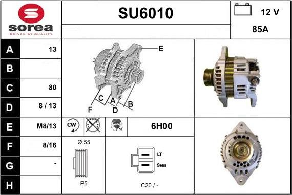 Sera SU6010 - Ģenerators adetalas.lv