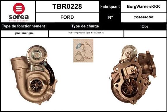 Sera TBR0228 - Kompresors, Turbopūte adetalas.lv