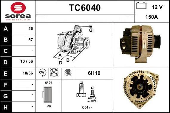 Sera TC6040 - Ģenerators adetalas.lv