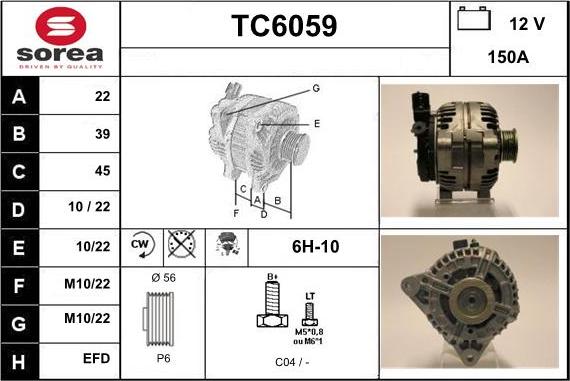 Sera TC6059 - Ģenerators adetalas.lv