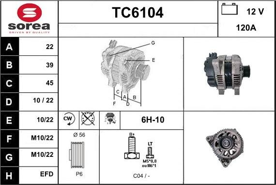 Sera TC6104 - Ģenerators adetalas.lv