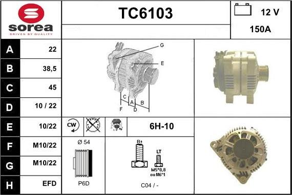 Sera TC6103 - Ģenerators adetalas.lv