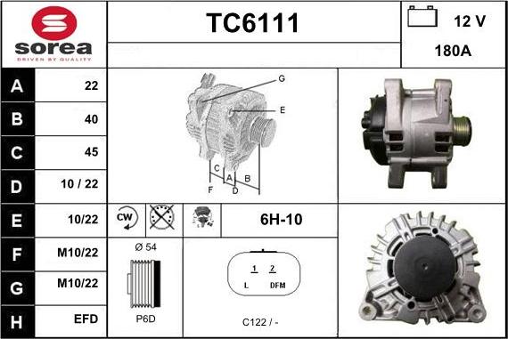 Sera TC6111 - Ģenerators adetalas.lv