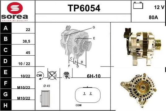 Sera TP6054 - Ģenerators adetalas.lv