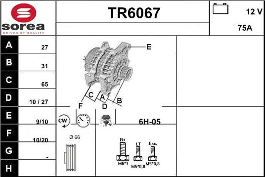 Sera TR6067 - Ģenerators adetalas.lv