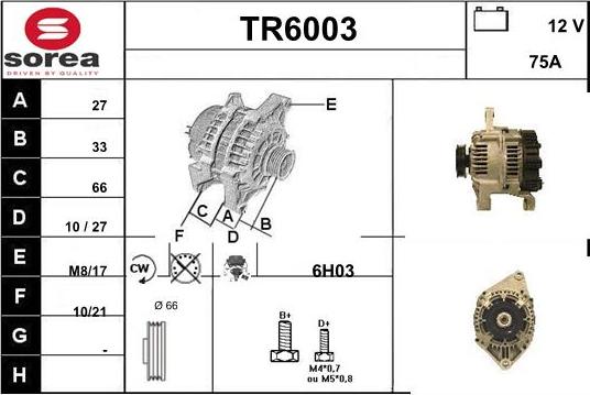 Sera TR6003 - Ģenerators adetalas.lv