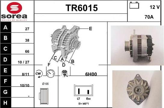 Sera TR6015 - Ģenerators adetalas.lv