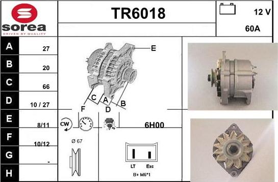 Sera TR6018 - Ģenerators adetalas.lv