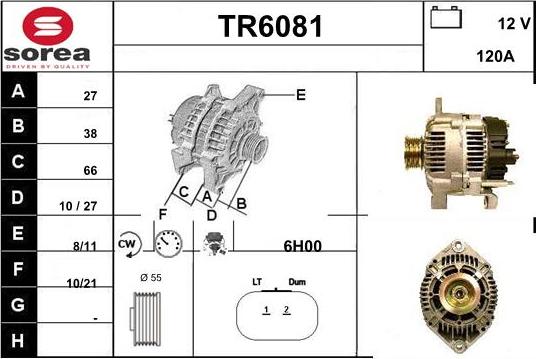 Sera TR6081 - Ģenerators adetalas.lv