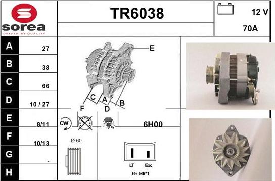 Sera TR6038 - Ģenerators adetalas.lv