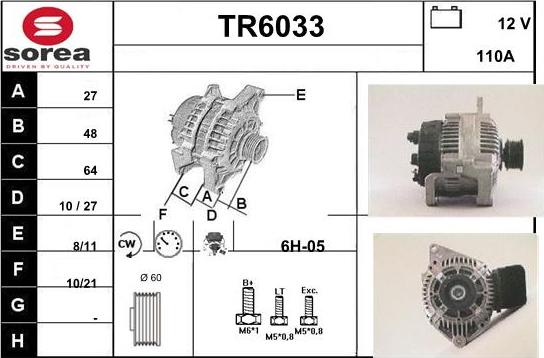 Sera TR6033 - Ģenerators adetalas.lv