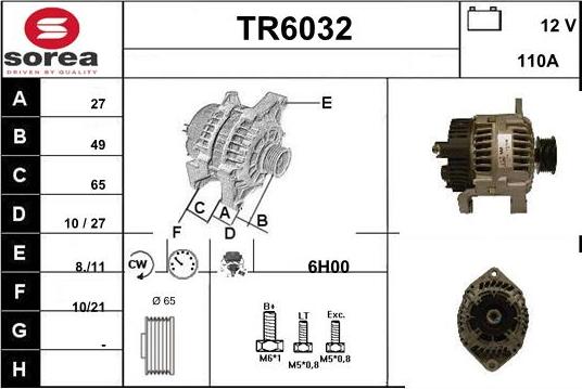 Sera TR6032 - Ģenerators adetalas.lv