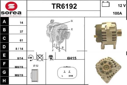 Sera TR6192 - Ģenerators adetalas.lv