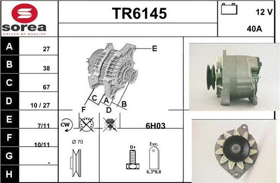 Sera TR6145 - Ģenerators adetalas.lv