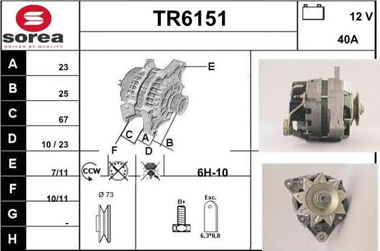 Sera TR6151 - Ģenerators adetalas.lv