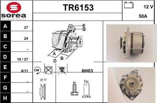 Sera TR6153 - Ģenerators adetalas.lv