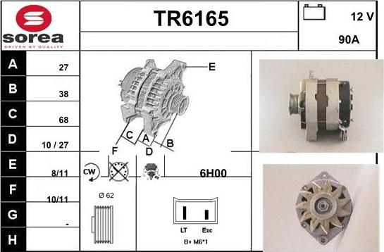 Sera TR6165 - Ģenerators adetalas.lv