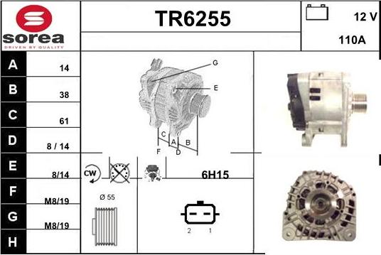 Sera TR6255 - Ģenerators adetalas.lv