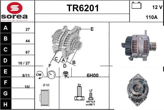 Sera TR6201 - Ģenerators adetalas.lv