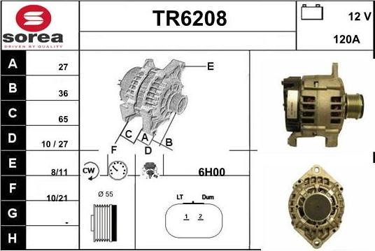 Sera TR6208 - Ģenerators adetalas.lv