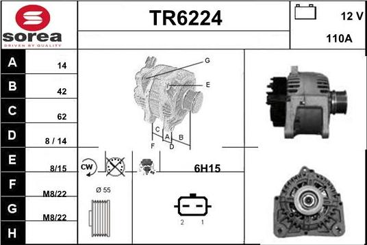 Sera TR6224 - Ģenerators adetalas.lv