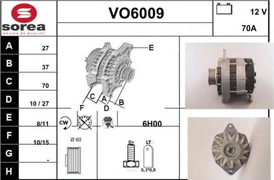 Sera VO6009 - Ģenerators adetalas.lv