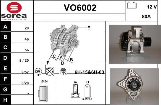 Sera VO6002 - Ģenerators adetalas.lv