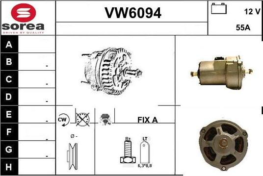 Sera VW6094 - Ģenerators adetalas.lv