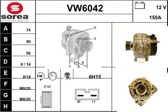 Sera VW6042 - Ģenerators adetalas.lv