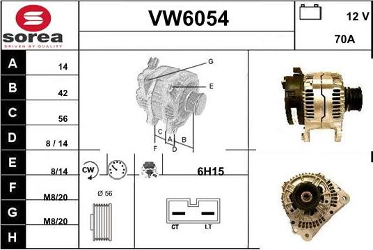 Sera VW6054 - Ģenerators adetalas.lv