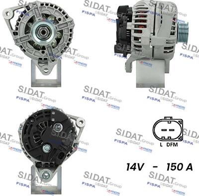 Sidat A12BH0906A2 - Ģenerators adetalas.lv