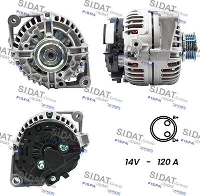 Sidat A12BH0456A2 - Ģenerators adetalas.lv