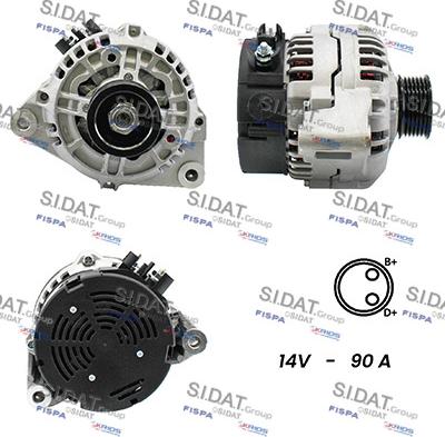 Sidat A12BH0410A2 - Ģenerators adetalas.lv