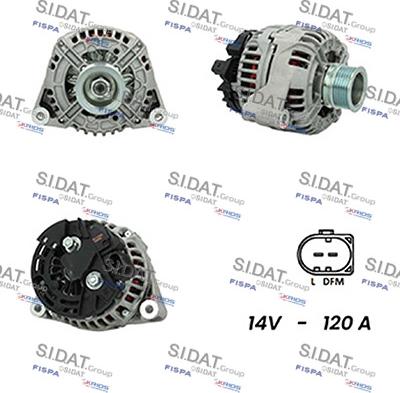 Sidat A12BH0412A2 - Ģenerators adetalas.lv