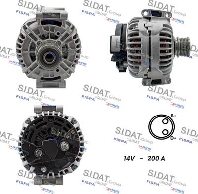 Sidat A12BH0561A2 - Ģenerators adetalas.lv