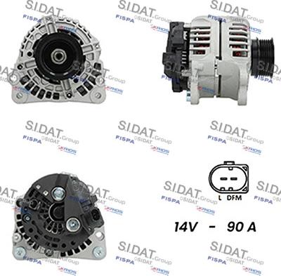 Sidat A12BH0529A2 - Ģenerators adetalas.lv