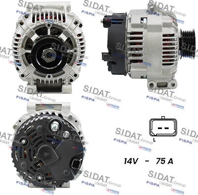 Sidat A12BH0576A2 - Ģenerators adetalas.lv