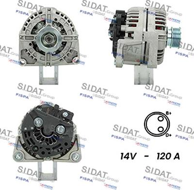 Sidat A12BH0638A2 - Ģenerators adetalas.lv