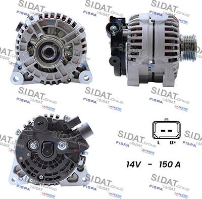 Sidat A12DR1225A2 - Ģenerators adetalas.lv