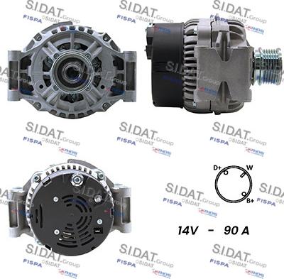 Sidat A12BH0082A2 - Ģenerators adetalas.lv