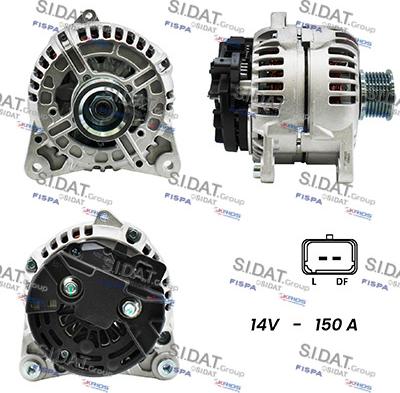 Sidat A12BH0145A2 - Ģenerators adetalas.lv