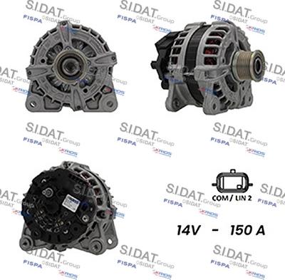 Sidat A12BH0173A2 - Ģenerators adetalas.lv